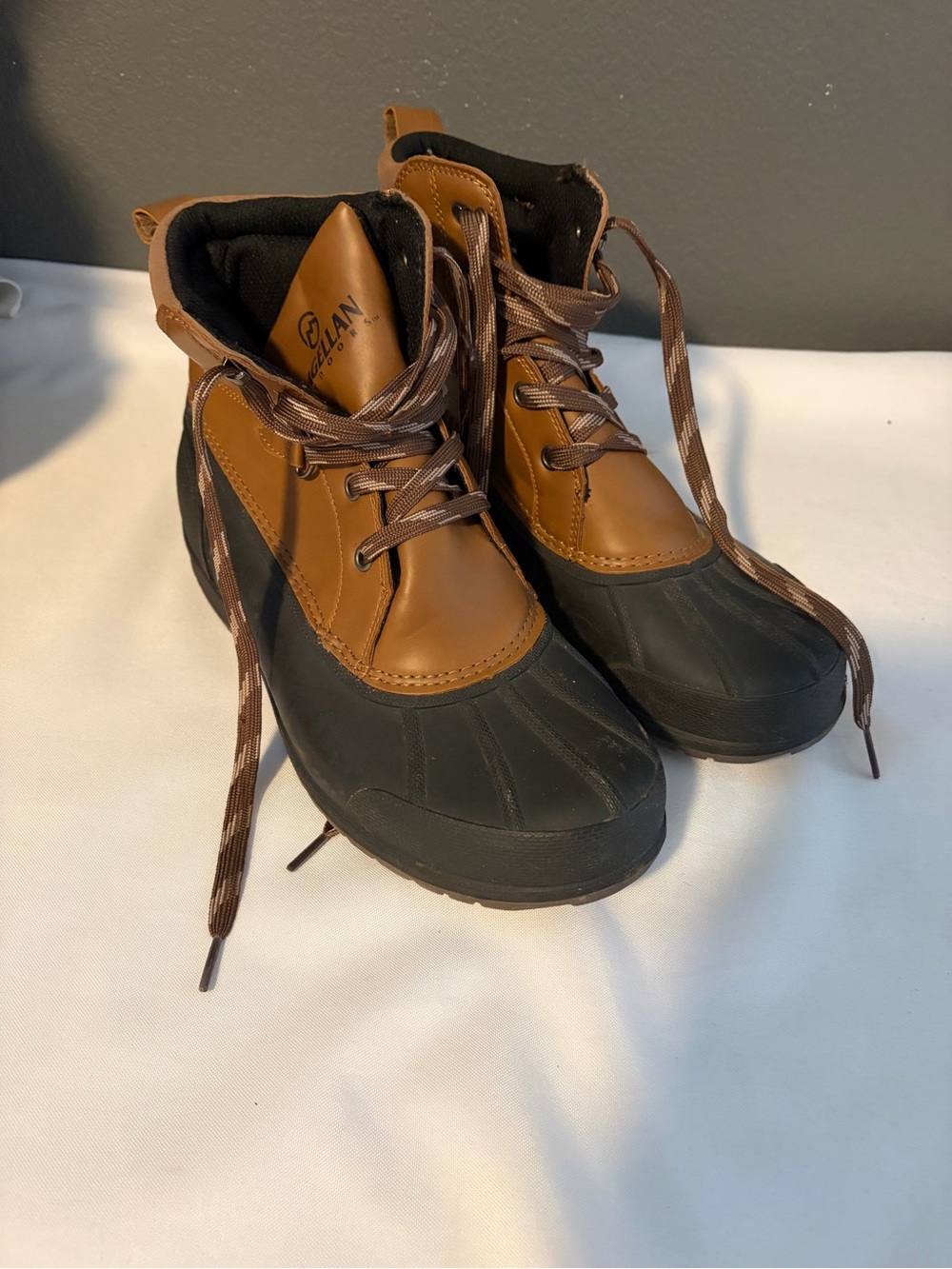 Magellan Outdoors Brown and Black Men's Chukka Duck Boots